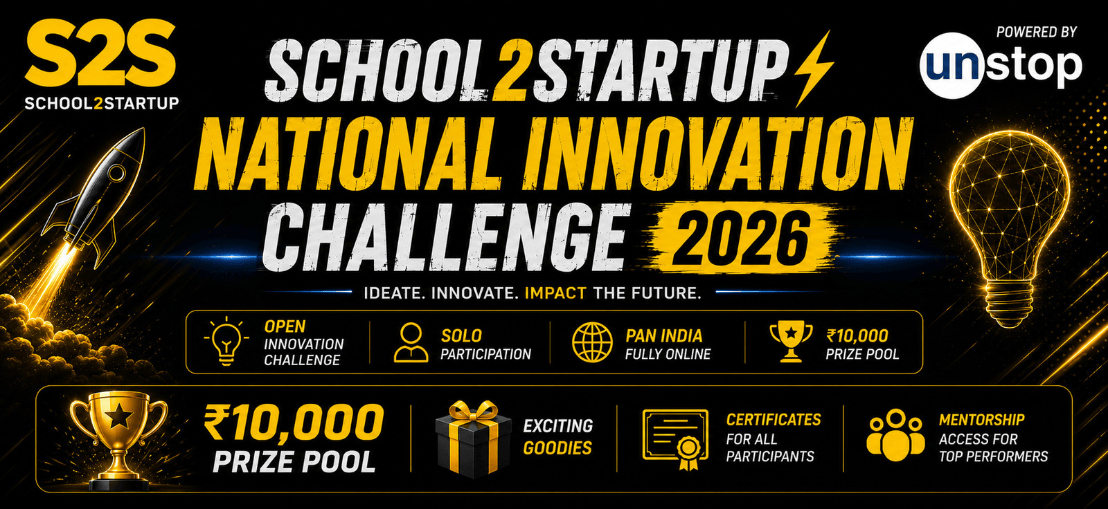 School2Startup National Innovation Challenge poster